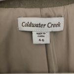 Coldwater Creek NWT $120 Size 4/6 Small Tan Meadow Jacquard Jacket B1 Photo 5