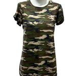 Sanctuary Women's Camouflage T-Shirt Dress Green Short Sleeve Standard Size S Photo 6