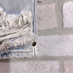 One Teaspoon Free Love Denim Distressed Pencil Skirt in Salty Wash Size 25 Photo 7