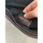 NEW HESHE deep brown leather backpack Photo 2