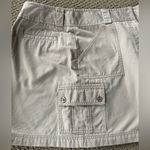 Rafaella Twill Cotton Skirt in Light Kaki. Photo 5