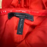 BCBGMAXAZRIA  Red One Shoulder Strapless Mini Dress Size 6‎ Party Cocktail Photo 2