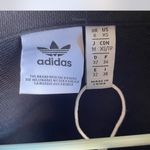 Adidas Black Half-Zip Jacket with Pink and Teal Stripes Photo 7