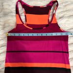 Lululemon  Striped Racerback Tank Top Orange Pink Purple Workout Athletic Women Photo 6