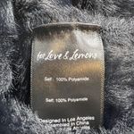 For Love & Lemons  Devin Fuzzy Crop Black Size XS New Photo 48