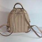 Michael Kors  Abbey light pink/beige leather backpack ballet Photo 3
