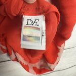 Diane Von Furstenberg DVF  Silk Orange Blouse Short Sleeve‎ Top Size P/S Resort Photo 8