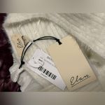 Elan  Off-the-Shoulder White Sweater Photo 6