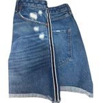 Abercrombie & Fitch Zoe Natural Rise A-Line Denim Mini Skirt Size 14 Dark Wash Photo 7