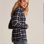 Abercrombie & Fitch Soft AF Boyfriend Fit Flannel Photo 2