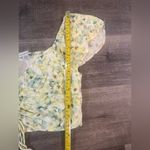 American Eagle  Floral Cap Sleeve Crop Top Photo 6