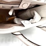 Michael Michael Kors Luisa Leather Chic Satchel Designer Bag MRSP 258.00 NWT White Photo 8