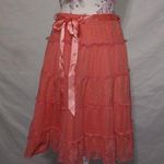 Candie's Candie Girl M Mesh Skirt in Orangie Pinkish Coral Photo 0