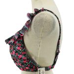 Aeropostale Live Love Dream Floral Ruffle Triangle Bikini Top Large Photo 2