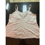 Vintage Shadowline 2 Piece Pajamas Set Tank And Pants Pink Lace Silly Sz L Sexy Size L Photo 8