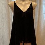 Club Monaco  Black Strappy Tank sz M Boho embroidered lace drape tank Photo 8