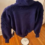 NWT vintage Ossi Skiwear wool purple embroidered turtleneck sweater, size M Size M Photo 3
