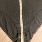 PINK - Victoria's Secret  Black Bodysuit Size M Cotton Stretch One-Piece Photo 13