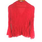Sunny Leigh  M Red Femme Flowy Top Photo 1