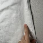 Free People High Rise Straight Flare Jeans Size 29 White 100% Cotton Frayed Photo 6