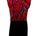 Trina Turk  SILK PINK SLEEVELESS BLACK KNIT PENCIL SKIRT DRESS 4 Photo 1