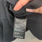 Maeve  by Anthropologie black V-Neck Ruched Sweatshirt peplum size medium Photo 4