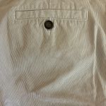 Tommy Hilfiger VTG Womens Beige SZ 16 Striped Chino Casual Bermuda Shorts Plus Photo 4