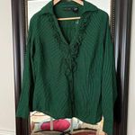 New York And Company  Button Down Plaid Shirt Size Medium NWT Photo 0