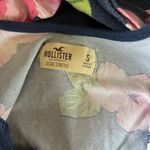 Hollister Floral Hibiscus Navy Cami Tank Top Y2K Surf Beach Style-Size Small Photo 5