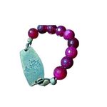 Unlisted Red purple Garnet Family 7" lobster clasp bracelet Photo 3