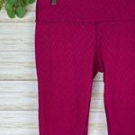 prAna  Hot Pink Magenta Purple Patterned Cropped Bermuda Knee Length Yoga Pants Photo 1