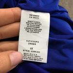 ABS Allen Schwartz NWT  blue off the shoulder dress Photo 5