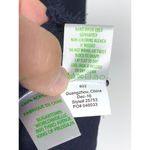 Lilly Pulitzer Lindy Sweater Tank Top Shirt Tassles Navy Blue Acrylic Womens XS Photo 6