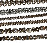 6 Tennis Bracelets Gold Photo 4