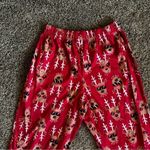 Toast & Jammies reindeer flannel pajama pants small Red Photo 4