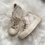 Converse Floral Embroidered Platform Hi-Top Photo 0