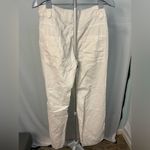 H&M white linen blend pants size 12 Photo 8