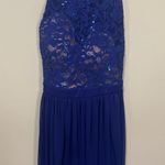 Morgan & Co Blue/Indigo lace formal dress Photo 0