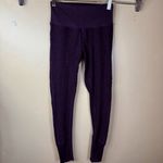 Alo Yoga  High Waist Lounge AloSoft Electric Violet Heather‎ Legging Size XS Yoga Photo 2