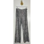 House Of CB Mara Lace Trousers in Silver Metallic Size Small Photo 4