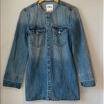 ZARA NWOT TRF Denim Dress Long Sleeves Blue Photo 6