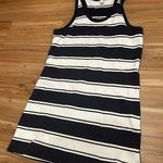 J.Crew  Navy and White Striped Mini Tank Dress Size XS Photo 0