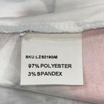 Chicme Fitted Top with Botanical Design Orange Size M Photo 5