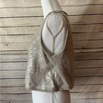 Free People Silver Metalic Crop Tank Top Photo 12