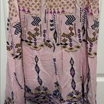 Velzera  Pink Floral Boho Sleeveless Tunic Top in medium Photo 3