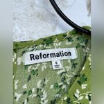 Reformation  Gavin Dress Samantha in green floral size 6 Photo 11