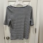 Faherty  Freestyle RIb Knit Top In Navy Desi Stripe size XXL Photo 3