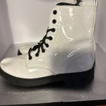Wonder Nation  size 5 white with sparkles patent leather zip up fashion boots​ Photo 3