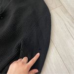Club Monaco  Cardigan Sweater wool knit womens Black medium contemporary classic Photo 4
