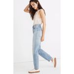 Madewell  The Momjean Gilford Wash Ripped Edition Straight Leg High Waist Jean 29 Photo 3